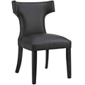 Curve Vegan Leather Dining Chair by Modway