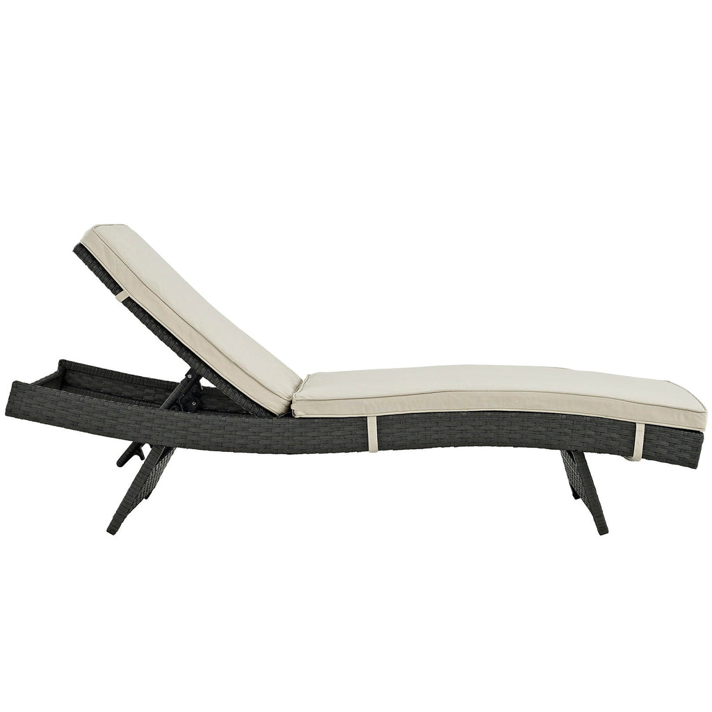 Sojourn Outdoor Patio Sunbrella¨ Chaise by Modway
