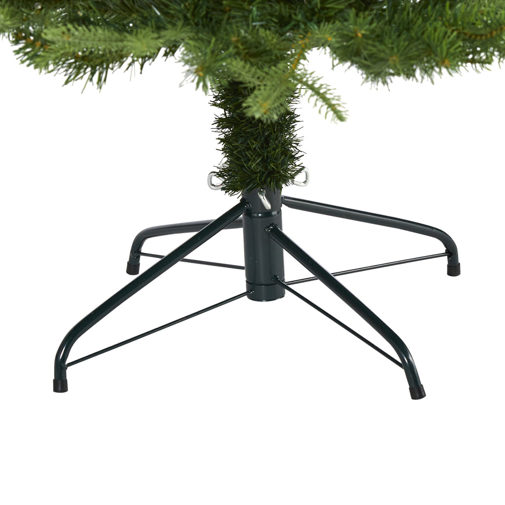 7' Wellington Spruce 'Natural Look' Artificial Christmas Tree w/ 400 Clear LED