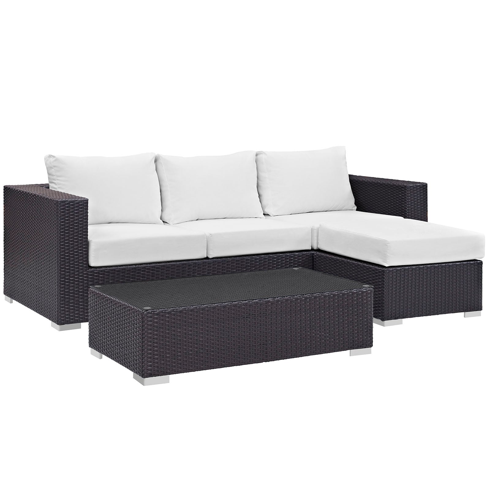 Convene 3 Piece Outdoor Patio Sofa Set by Modway