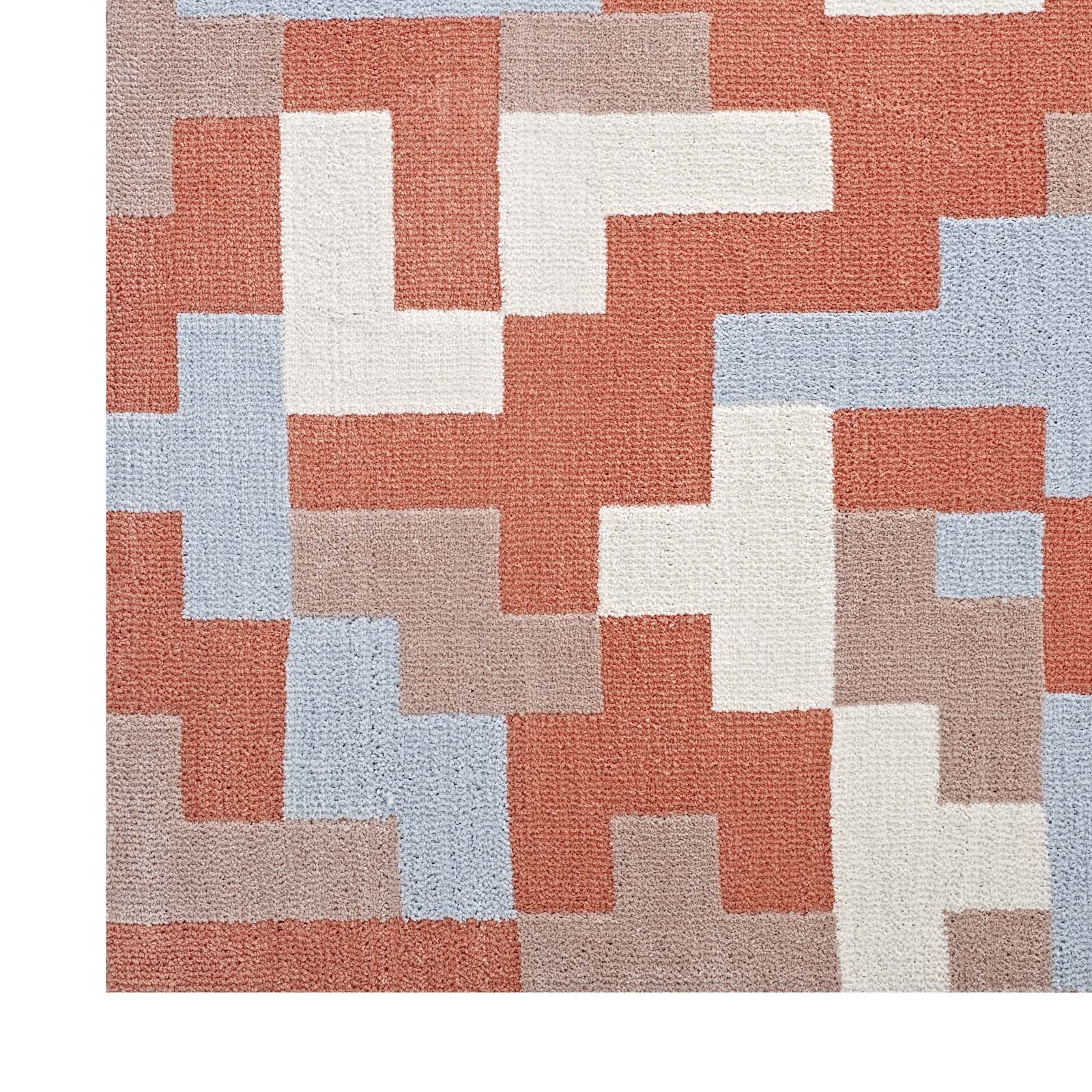Andela Interlocking Block Mosaic 8x10 Area Rug by Modway