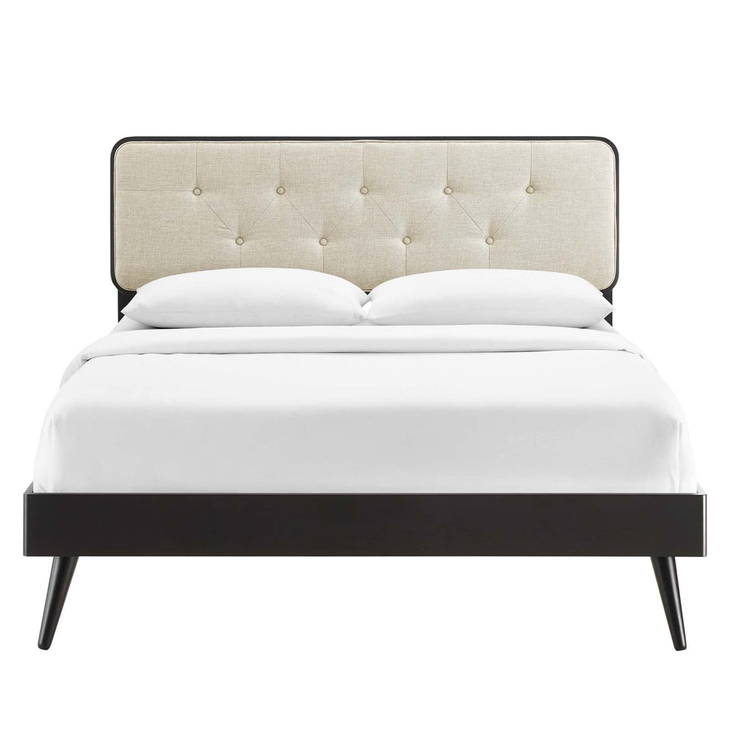 Bridgette Wood Full Platform Bed With Splayed Legs by Modway
