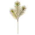 36"  Peacock Feather Artificial Spray (Set of 8)