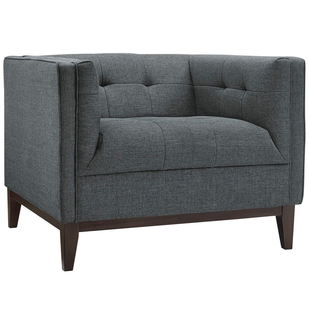 Serve Upholstered Fabric Armchair by Modway
