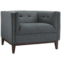 Serve Upholstered Fabric Armchair by Modway