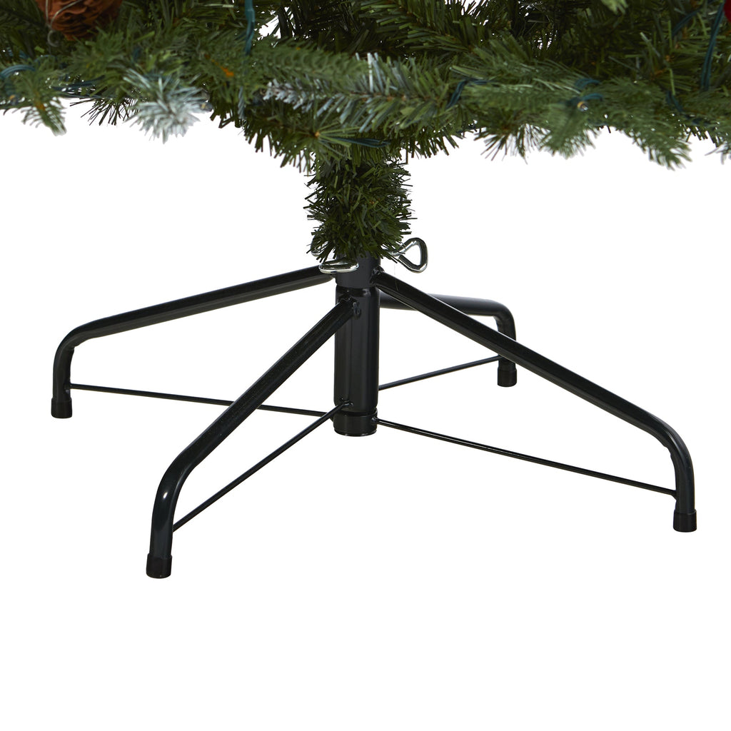6' Snow Tipped Portland Spruce Artificial Christmas Tree