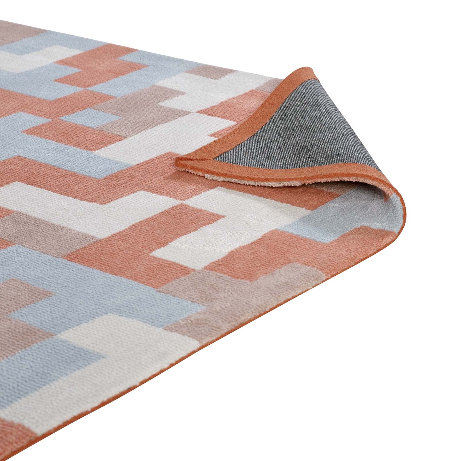 Andela Interlocking Block Mosaic 8x10 Area Rug by Modway