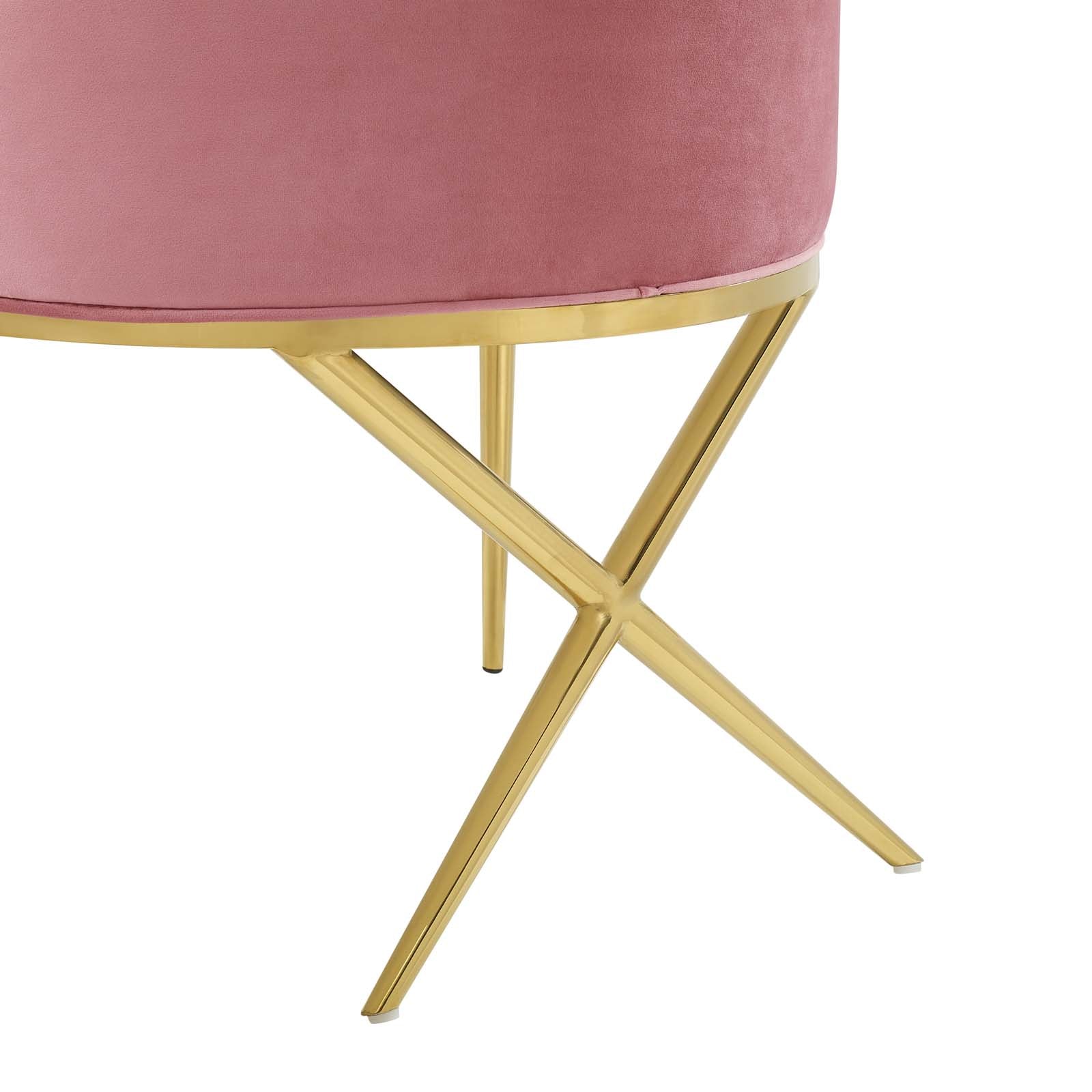 Savour Performance Velvet Accent Dining Armchair Set of 2 by Modway