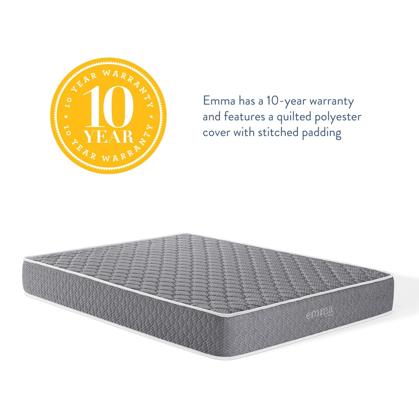 Mila 10" King Mattress by Modway
