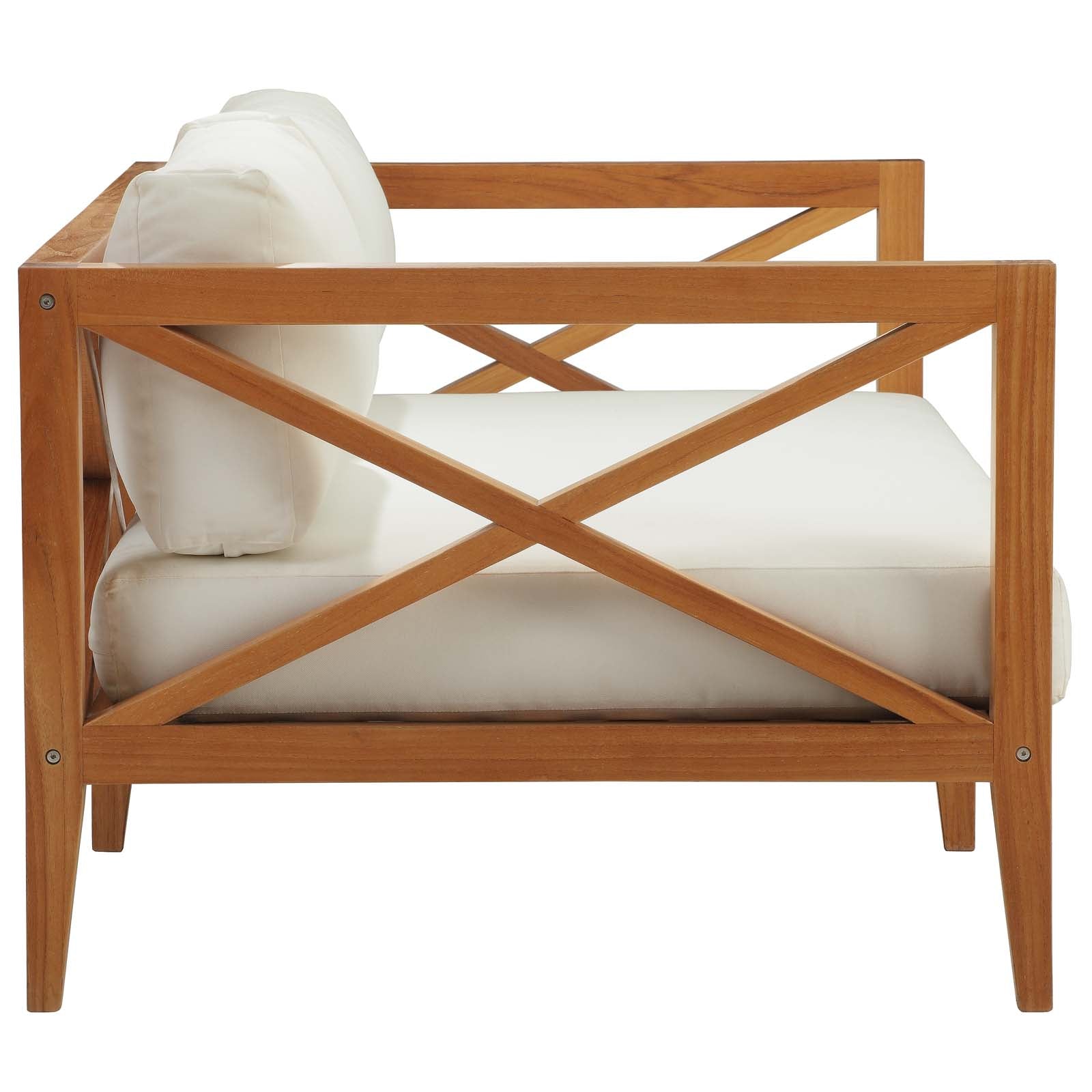 Northlake Outdoor Patio Premium Grade A Teak Wood Sofa by Modway