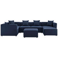Saybrook 7-Piece Outdoor Patio Upholstered Sectional Sofa by Modway