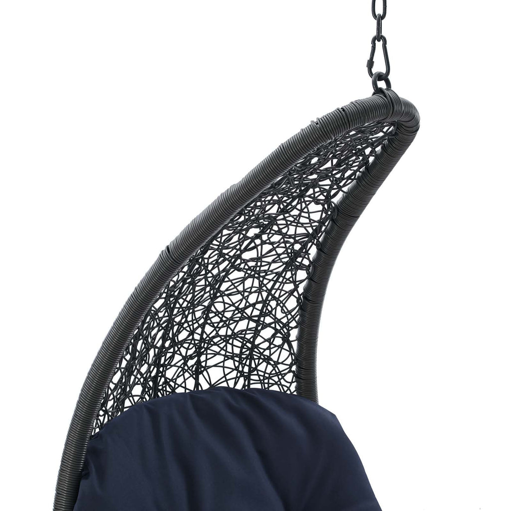 Landscape Hanging Chaise Lounge Outdoor Patio Swing Chair by Modway