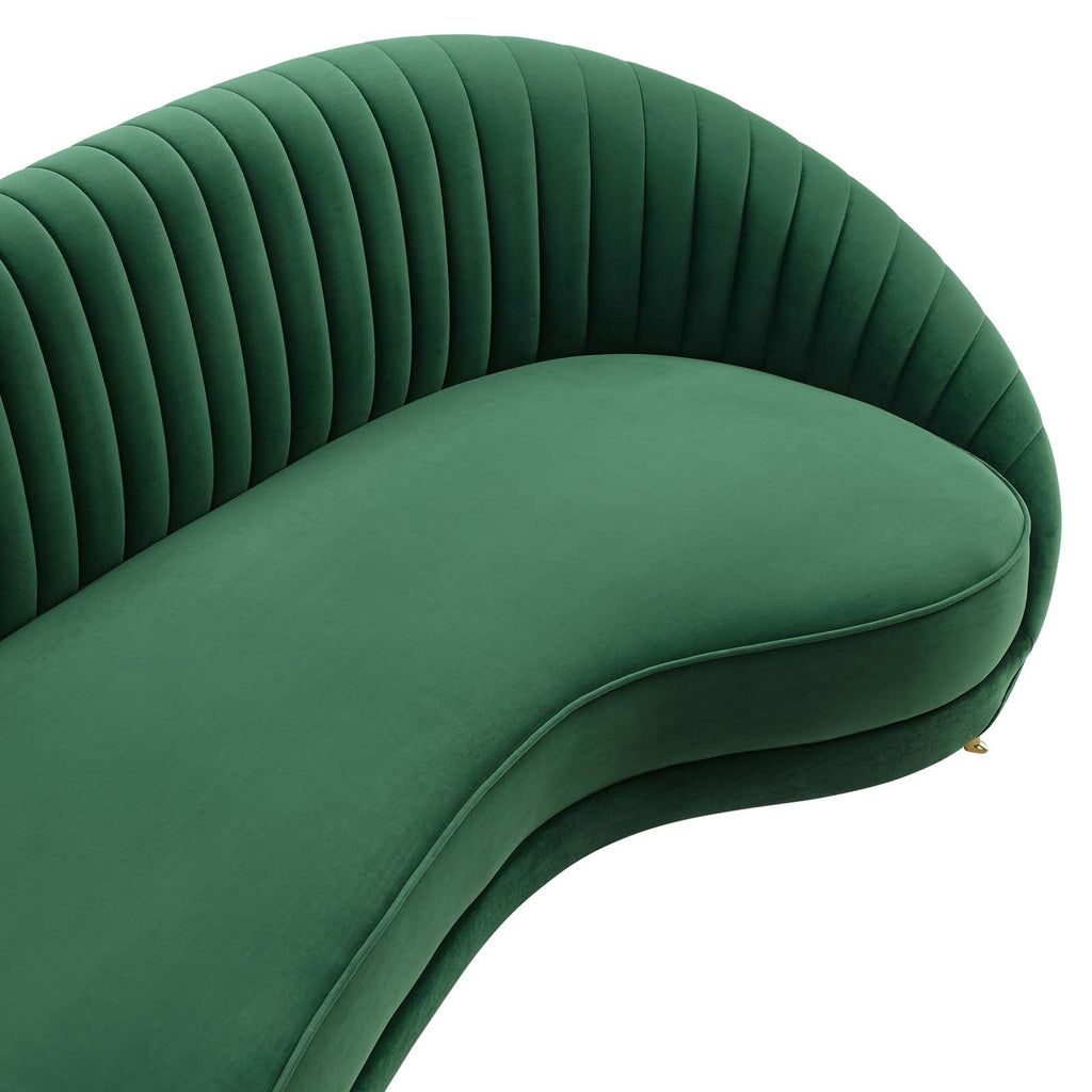Camber Channel Tufted Performance Velvet Sofa by Modway