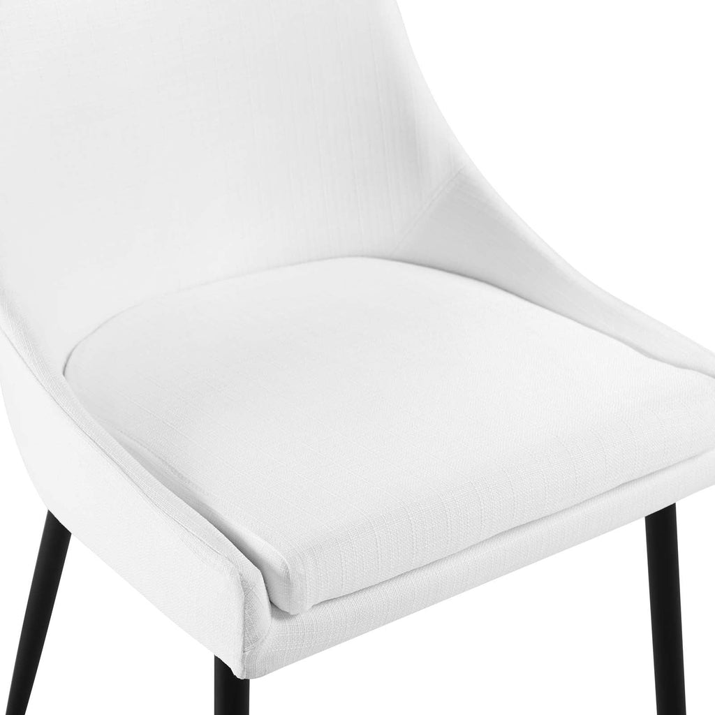 Viscount Upholstered Fabric Dining Chairs Set of 2 by Modway