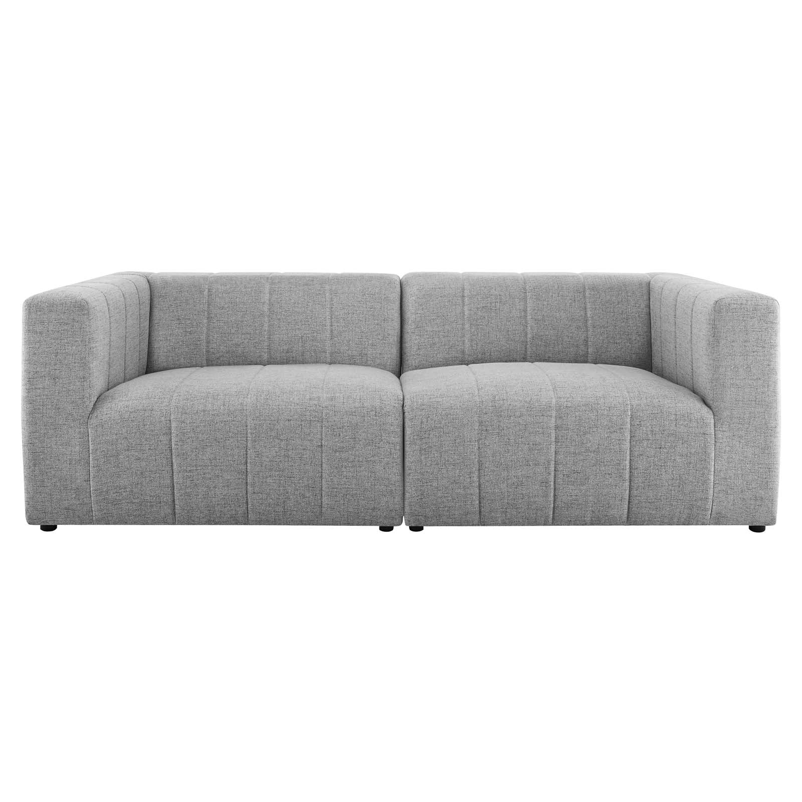 Bartlett 2-Piece Upholstered Fabric Loveseat by Modway