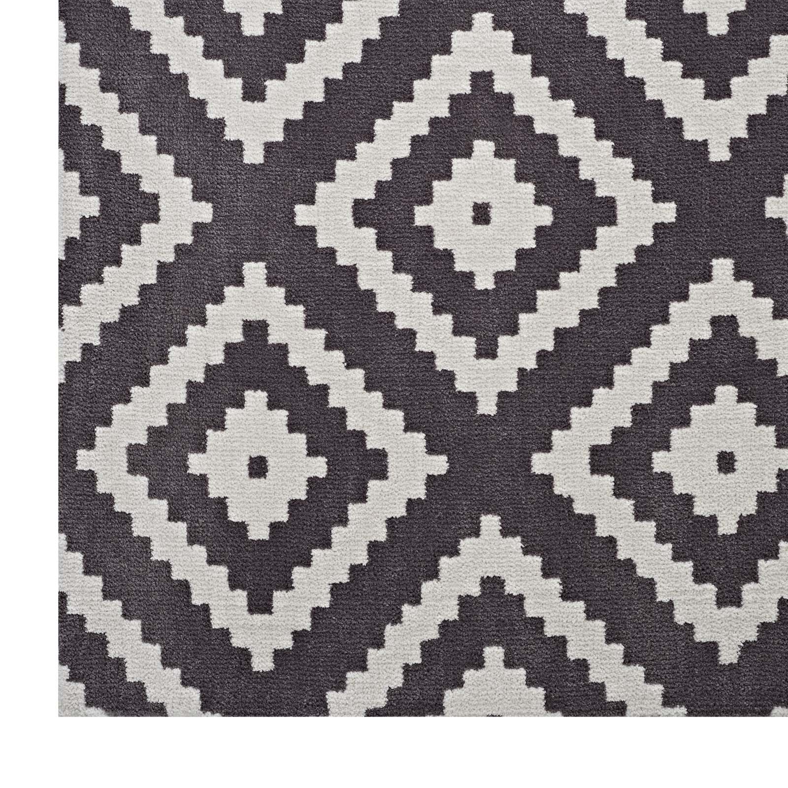 Alika Abstract Diamond Trellis 5x8 Area Rug by Modway