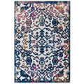 Reflect Primrose Ornate Floral Lattice 5x8 Indoor/Outdoor Area Rug by Modway