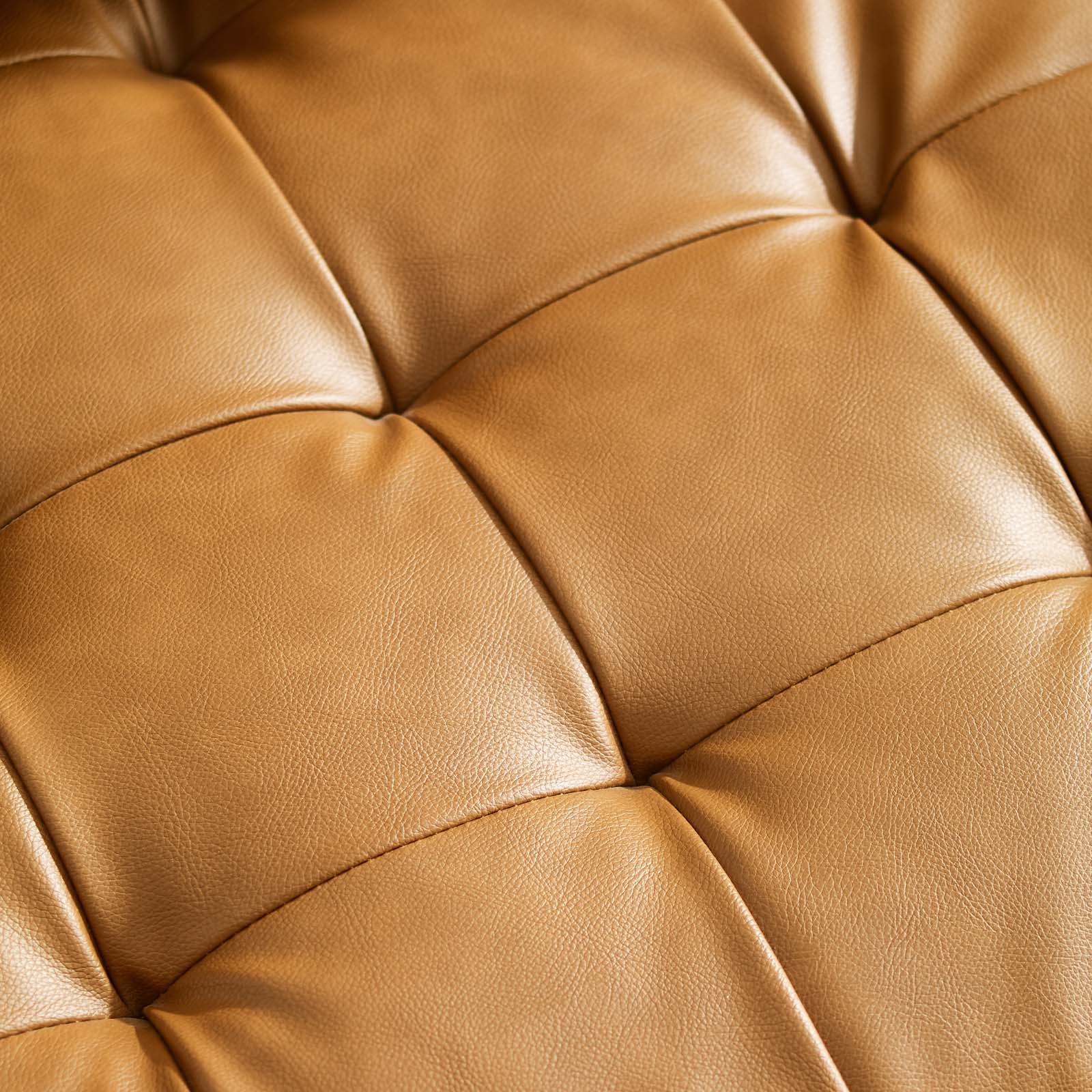 Valour Tufted Vegan Leather Sofa by Modway