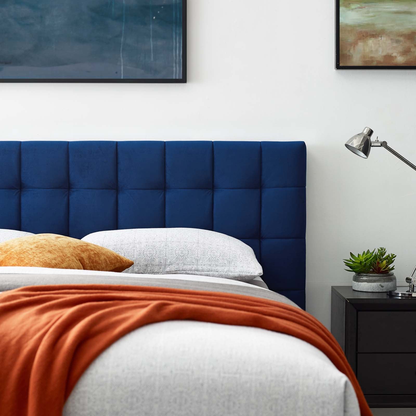 Julia Biscuit Tufted Performance Velvet Queen Platform Bed by Modway