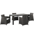 Junction 5 Piece Outdoor Patio Dining Set by Modway