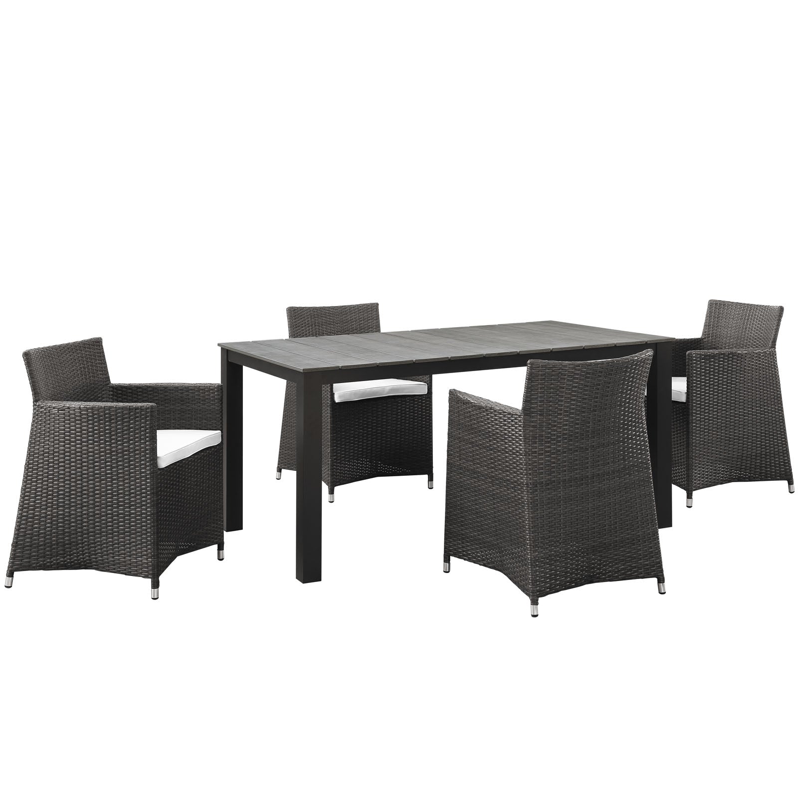 Junction 5 Piece Outdoor Patio Dining Set by Modway
