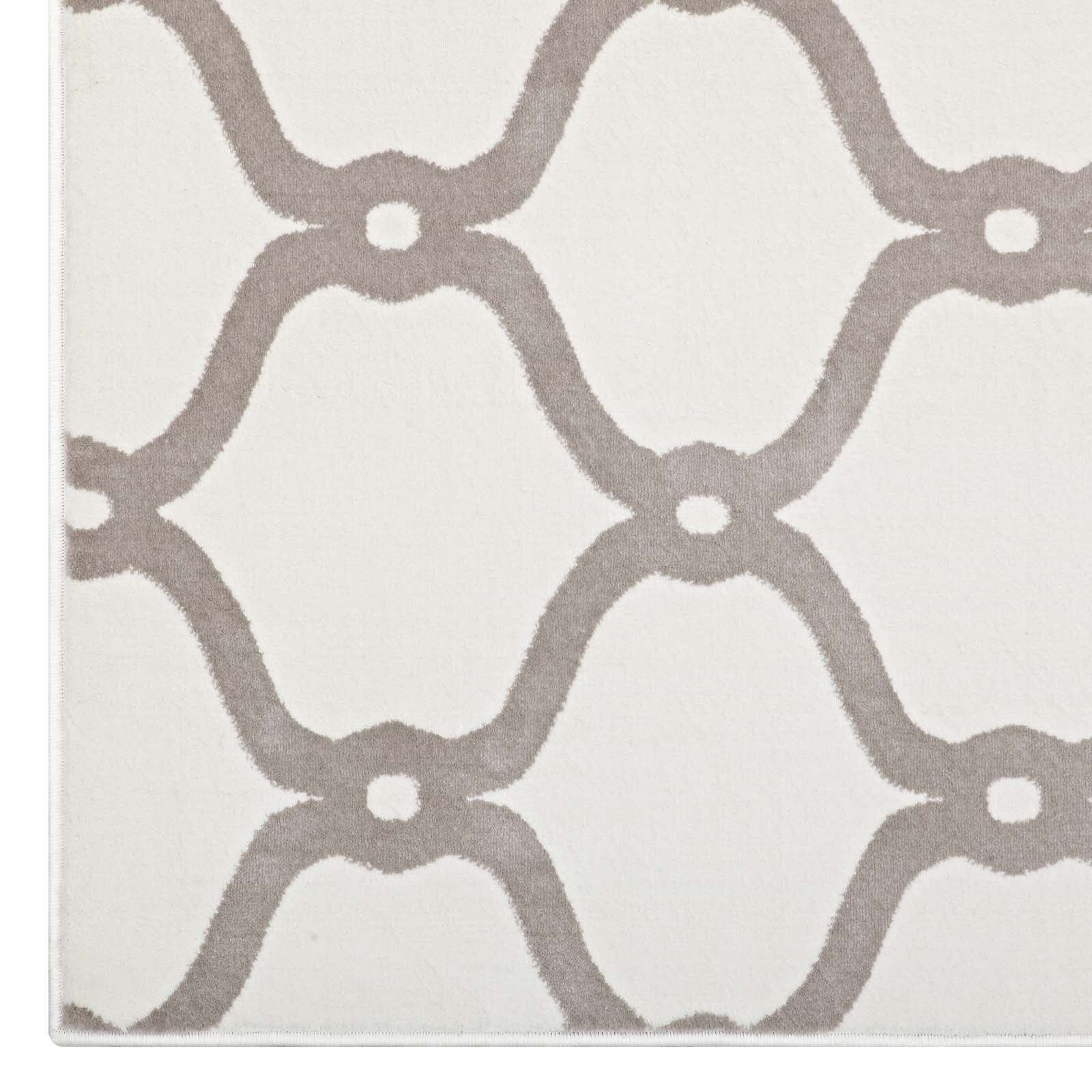 Beltara Chain Link Transitional Trellis 5x8 Area Rug by Modway