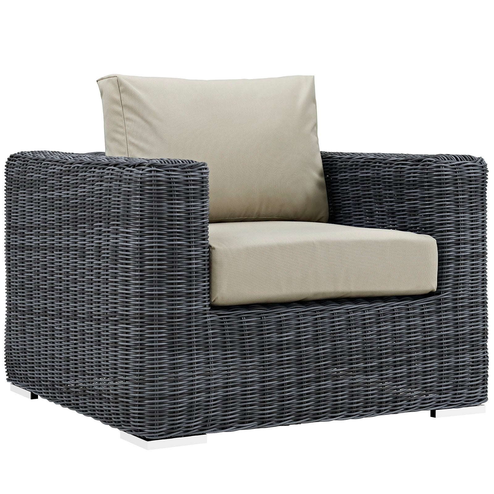 Summon 5 Piece Outdoor Patio Sunbrella¨ Sectional Set by Modway