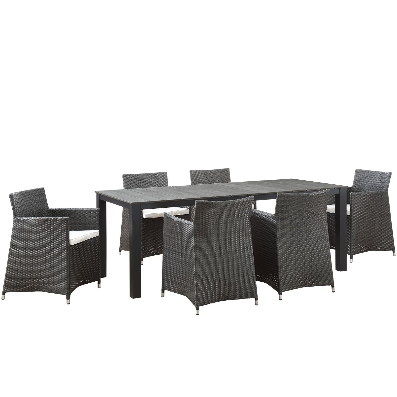 Junction 7 Piece Outdoor Patio Dining Set by Modway
