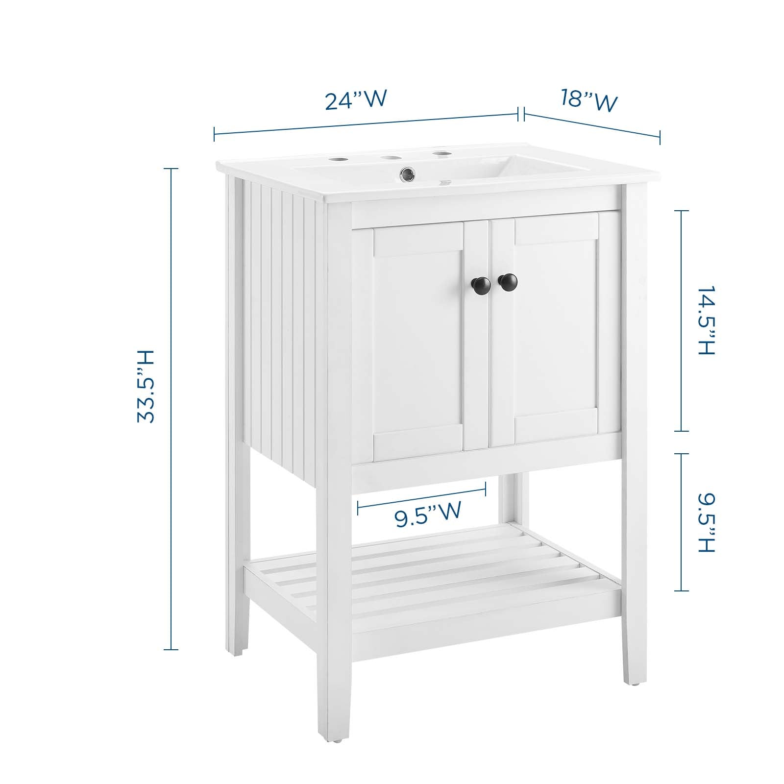 Prestige 24" Bathroom Vanity by Modway