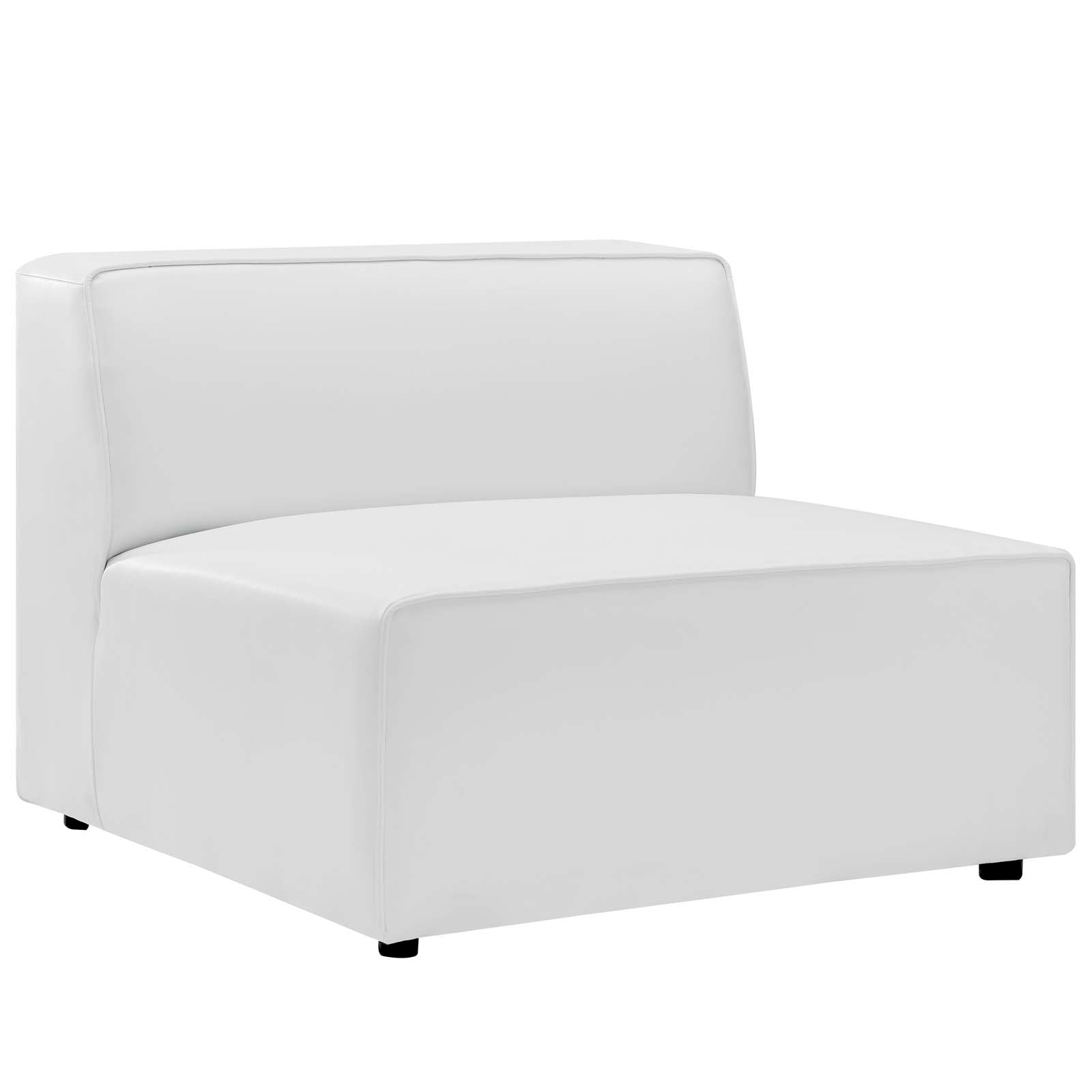 Mingle Vegan Leather Armless Chair by Modway