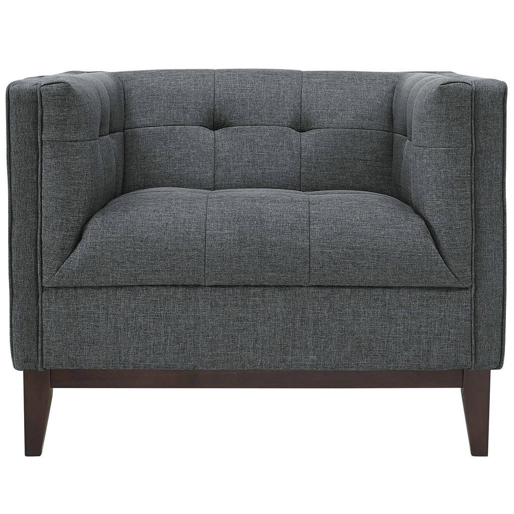 Serve Upholstered Fabric Armchair by Modway