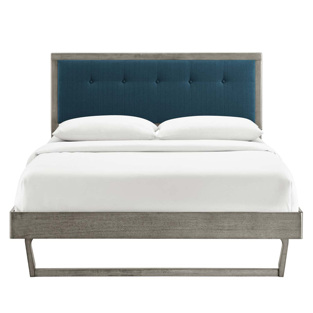 Willow Wood Queen Platform Bed With Angular Frame by Modway