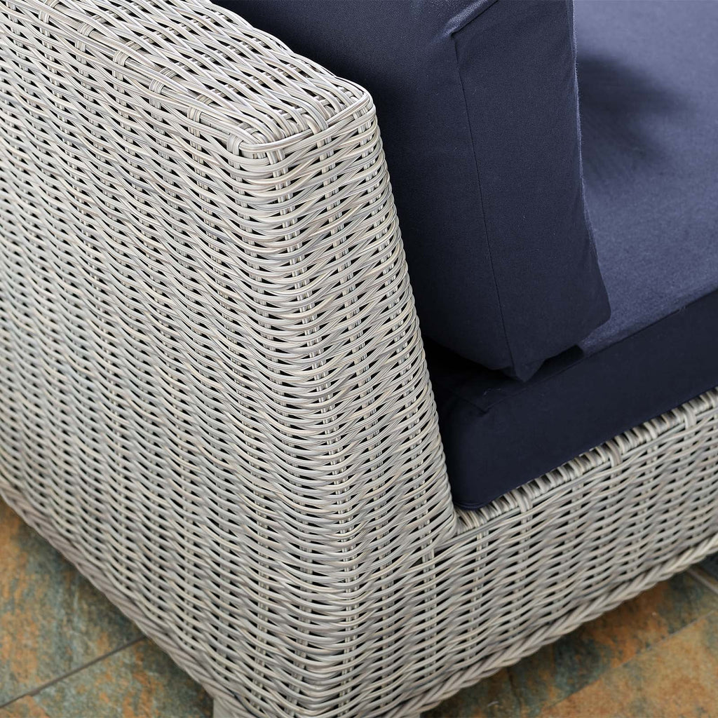 Conway Sunbrella¨ Outdoor Patio Wicker Rattan Armless Chair by Modway