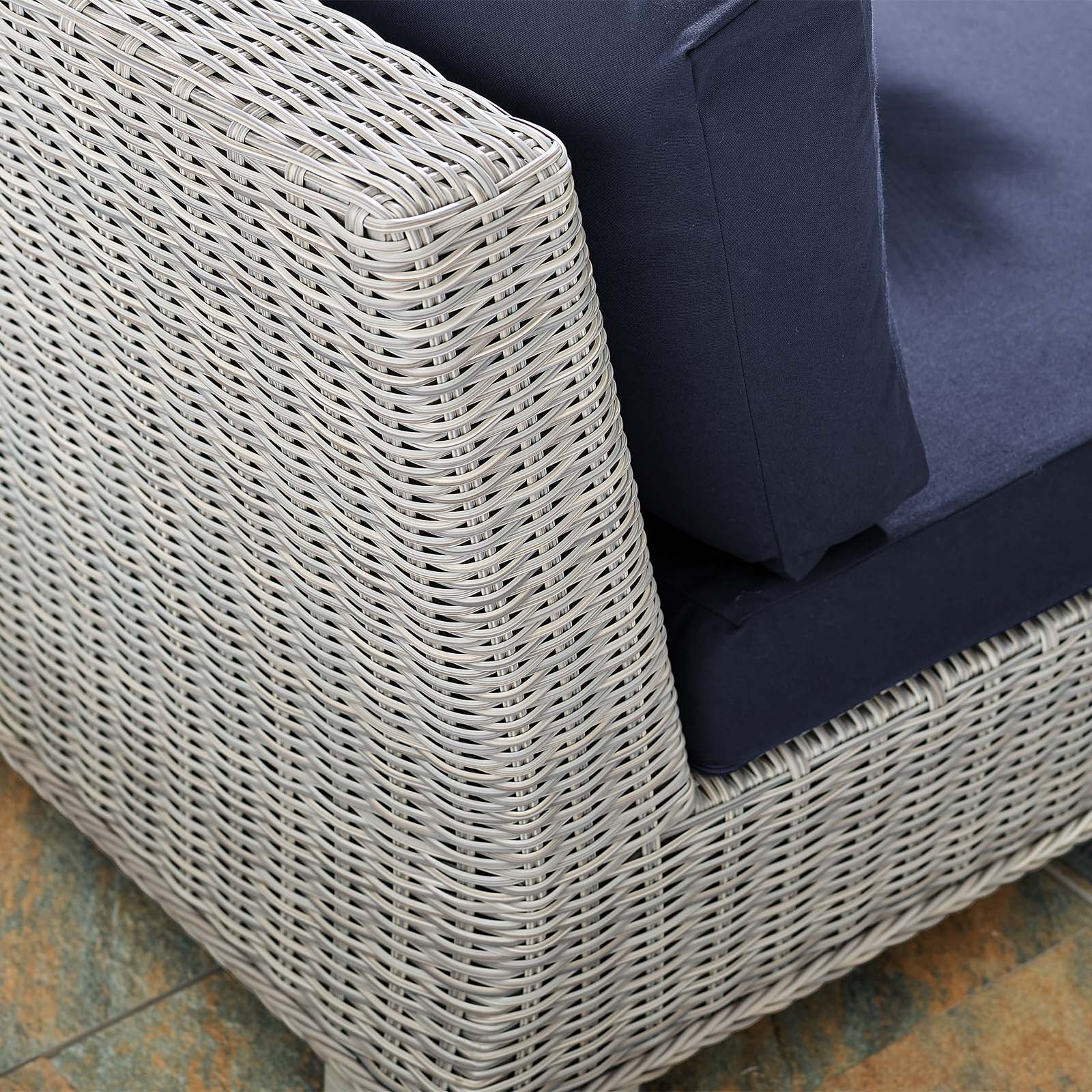 Conway Sunbrella¨ Outdoor Patio Wicker Rattan Armless Chair by Modway