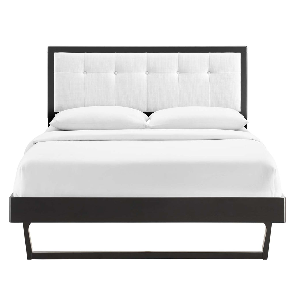 Willow Wood Full Platform Bed With Angular Frame by Modway