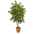 53" Oak Artificial Tree in Terra-Cotta Planter
