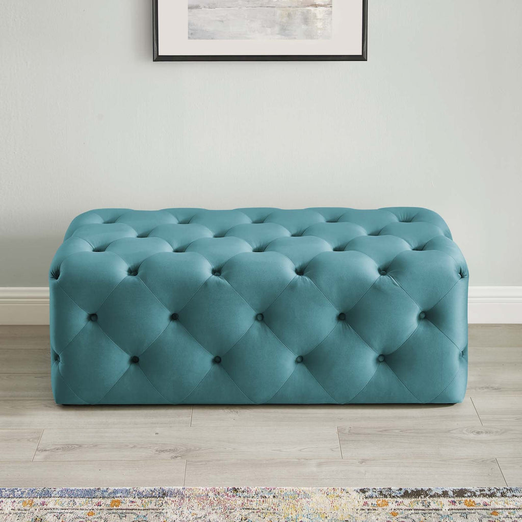 Amour 48" Tufted Button Entryway Performance Velvet Bench by Modway