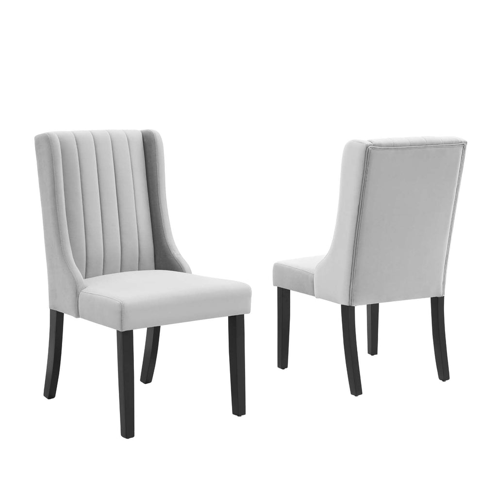Renew Parsons Performance Velvet Dining Side Chairs Set of 2 by Modway