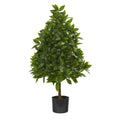 3' Sweet Bay Cone Topiary Artificial Tree