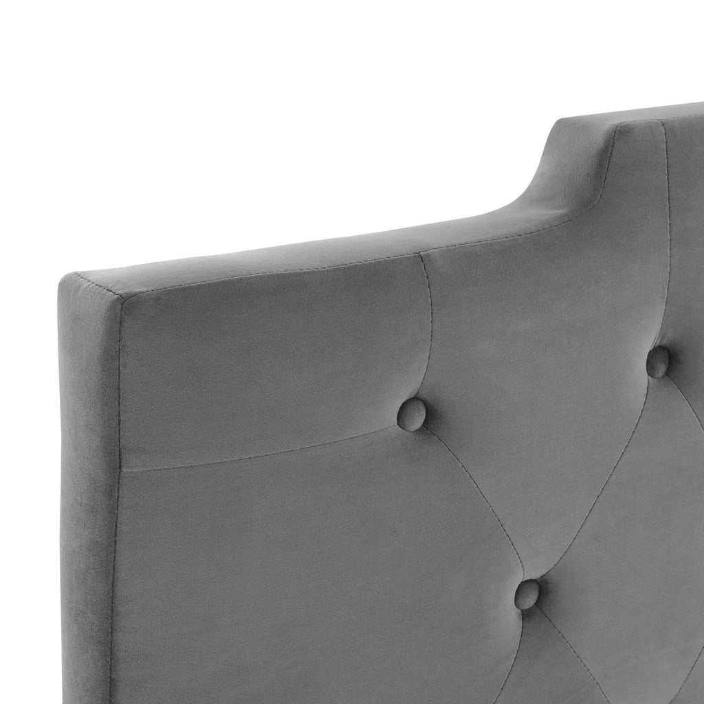Juliet Tufted Performance Velvet Twin Headboard by Modway