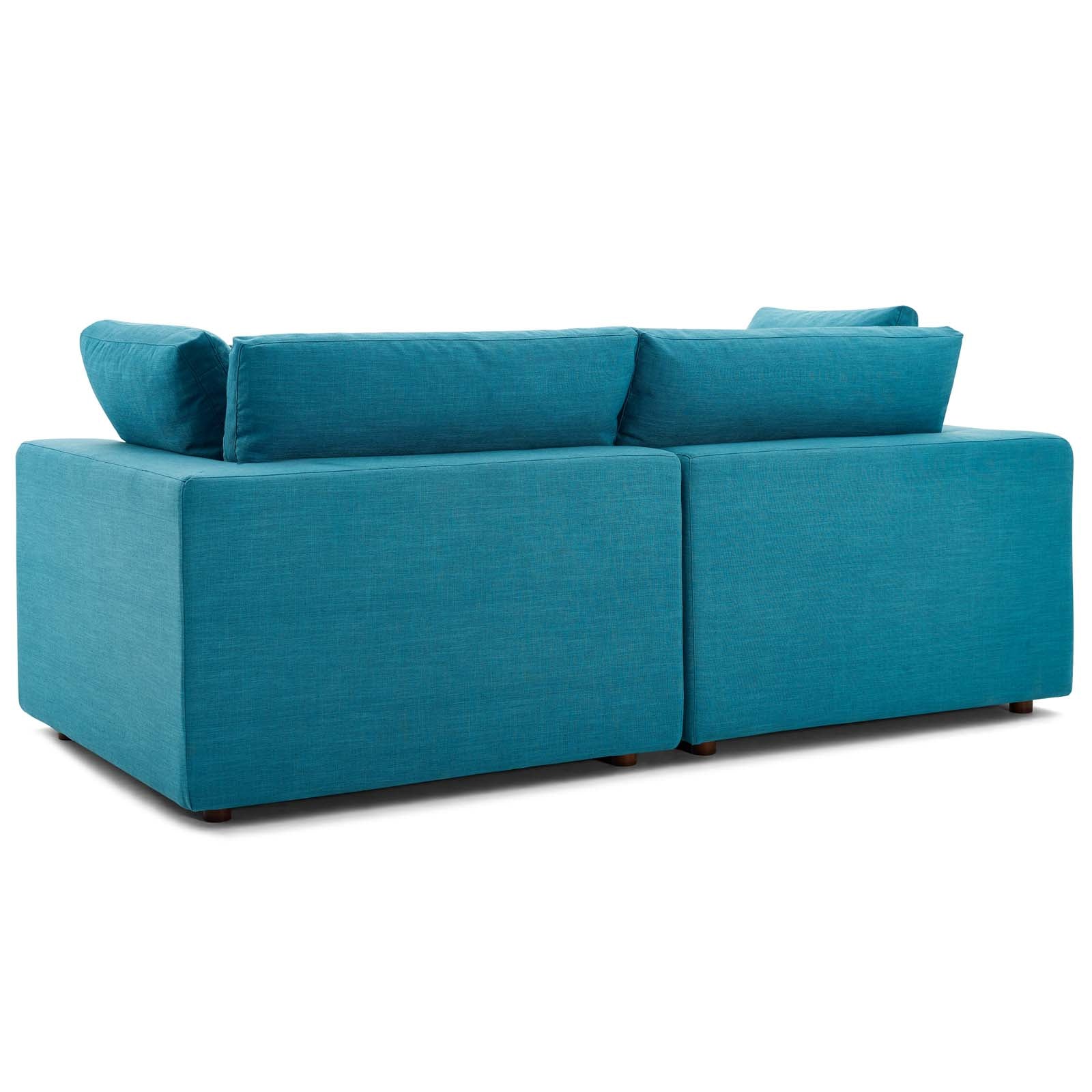 Commix 2 Piece Down Filled Overstuffed Sectional Sofa Set by Modway