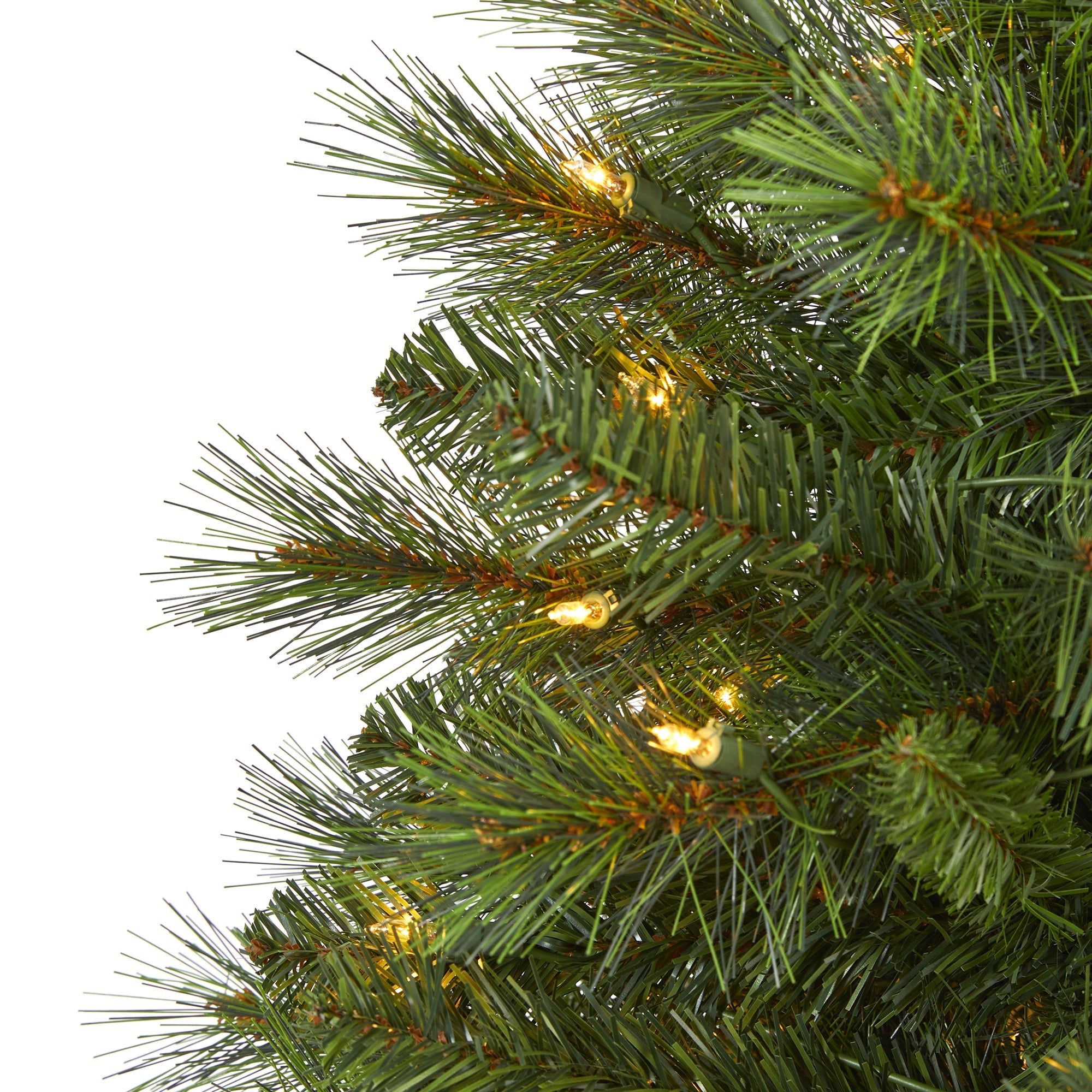 4' West Virginia Mountain Pine Artificial Christmas Tree w/ 100 Clear Lights