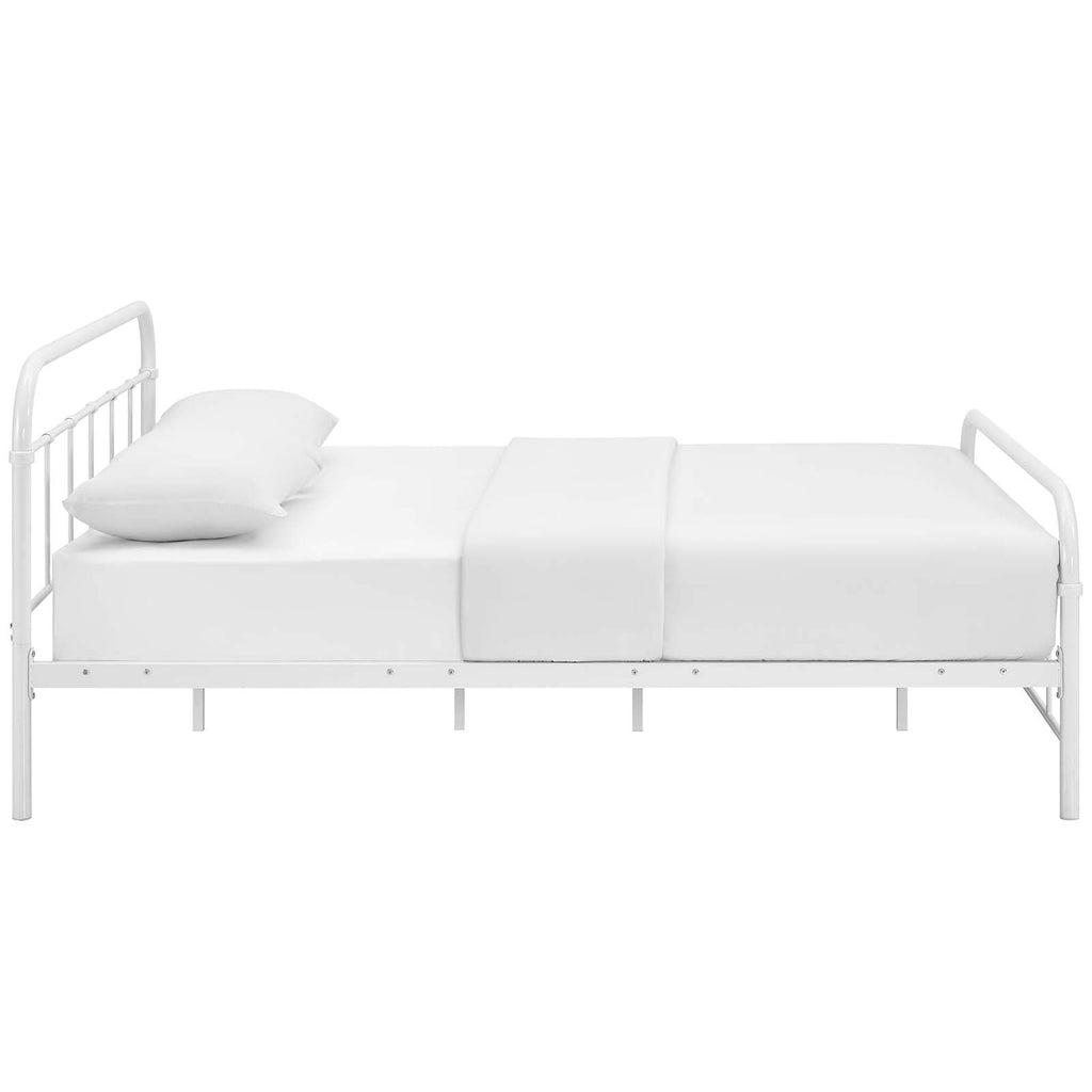 Maisie Stainless Steel Queen Bed Frame by Modway
