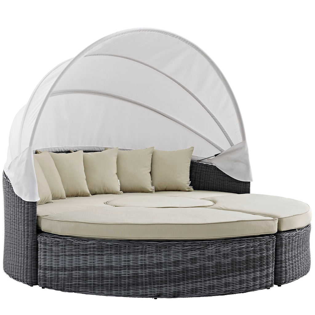Summon Canopy Outdoor Patio Sunbrella¨ Daybed by Modway
