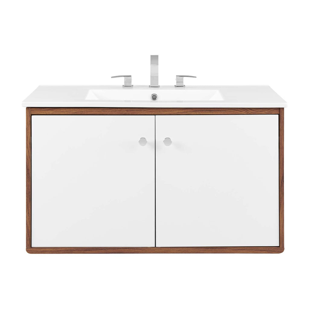 Transmit 36" Wall-Mount Bathroom Vanity by Modway