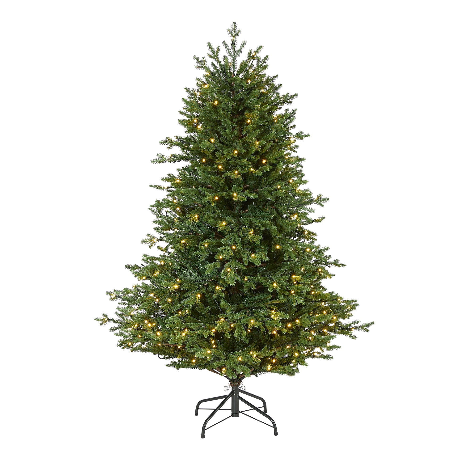 5' Wyoming Spruce Artificial Christmas Tree w/ 300 Clear LED Lights