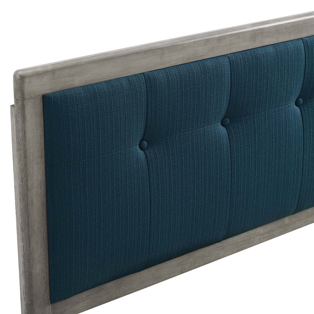 Draper Tufted Fabric and Wood Queen Headboard by Modway