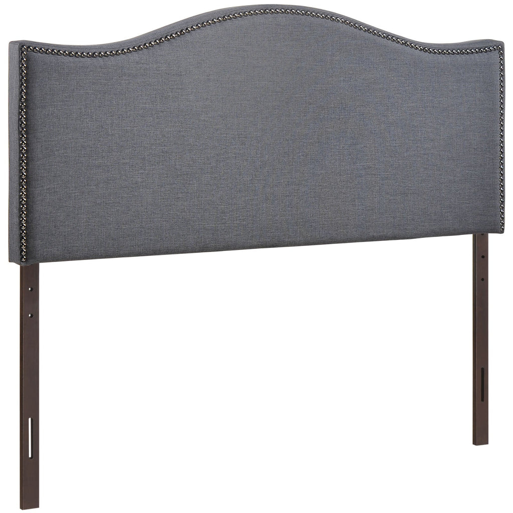Curl Nailhead Upholstered Queen Headboard by Modway