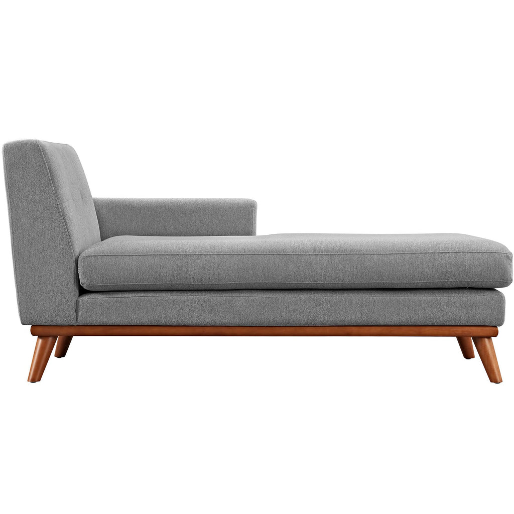 Engage Right-Facing Upholstered Fabric Chaise by Modway