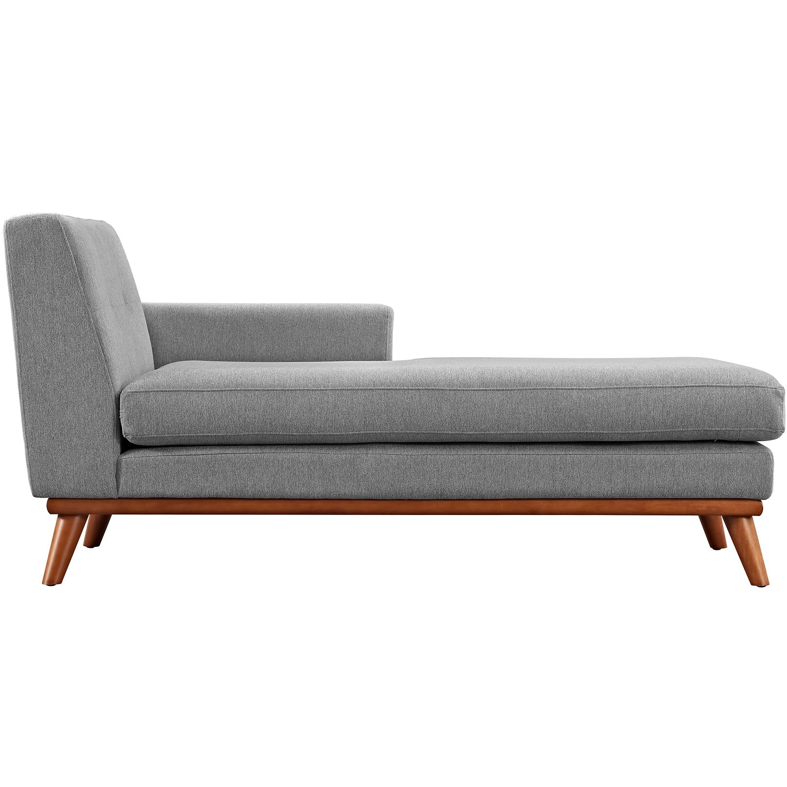 Engage Right-Facing Upholstered Fabric Chaise by Modway